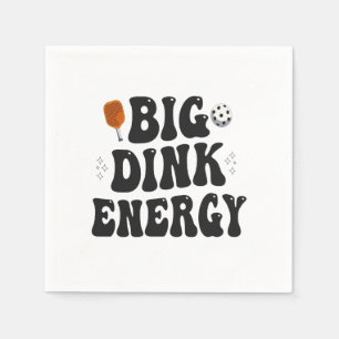 Big Dink Energy Funny Pickleball Dinking Champion Pappersservett