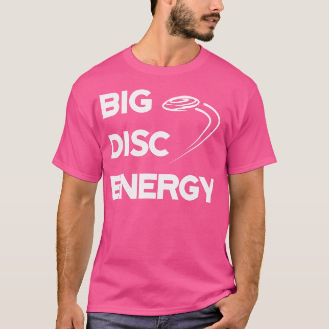 Big Disk Golf Energy T Shirt (Framsida)