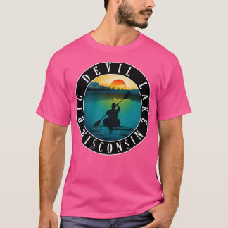 Big Djävulen Sjö Wisconsin Kayaking T Shirt