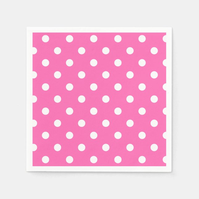 Big Doged Shock rosa Napkins Pappersservett (Framsidan)