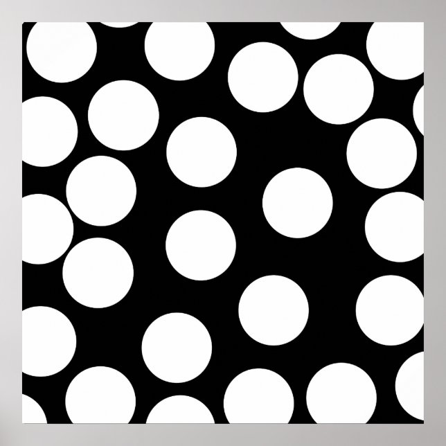 Big Dots in Black and White. Poster (Framsidan)