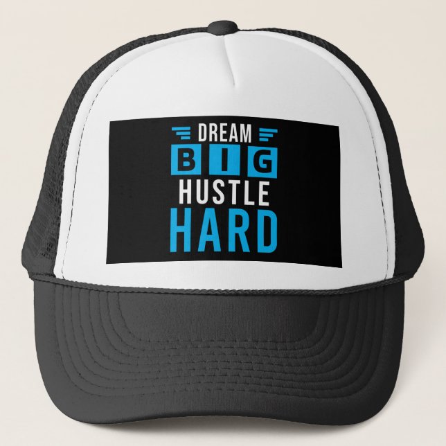 Big Dreams Hustle Motivational Cap Keps (Framsida)