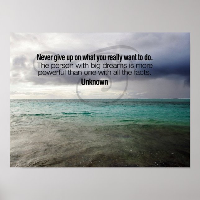 Big Dreams inspirational Poster (Framsidan)