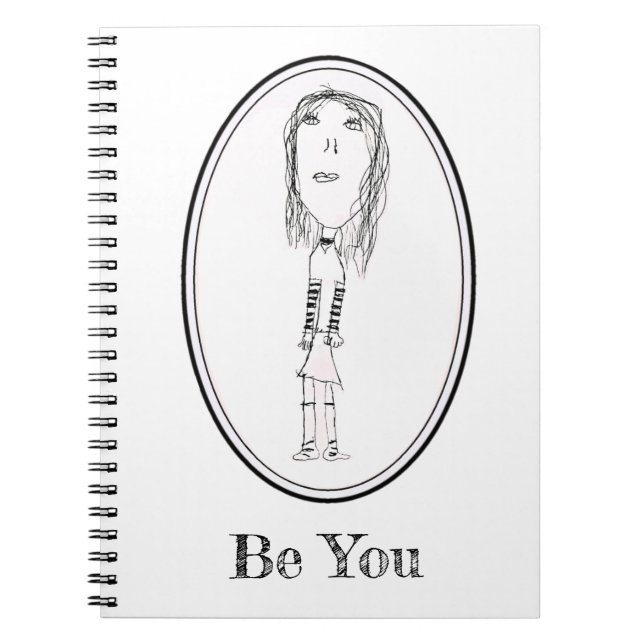 Big Ead Ansikte (May-Jean) Anteckningsbok (Framsidan)