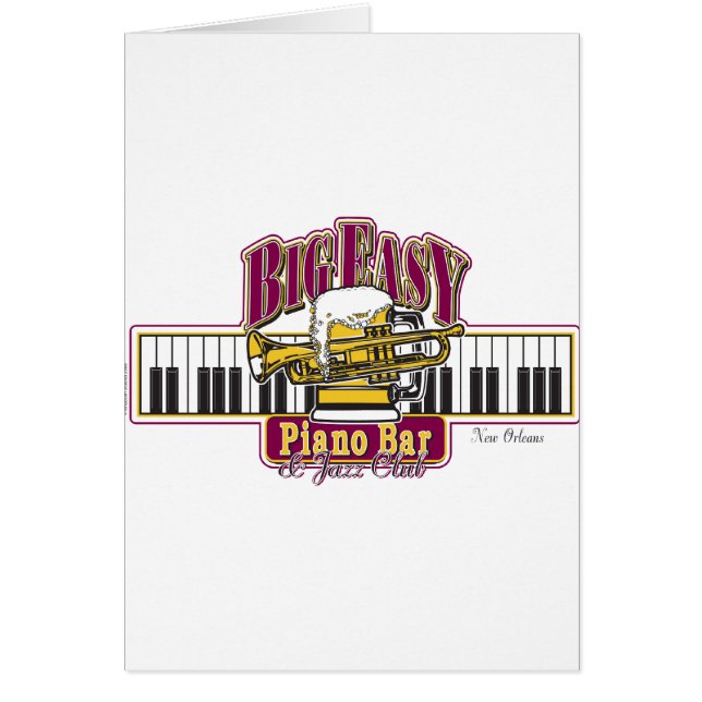 BIG-EASY-Piano-PUB- Hälsningskort (Framsidan)