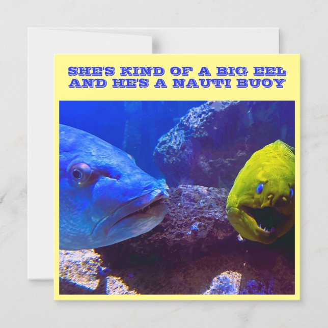 BIG EEL NAUTI BUOY CRUISE FRAKT DOOR MAGNET (Framsida)