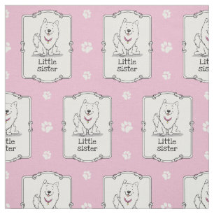 Big eller Little Sister American Eskimo Hund - Esk Tyg