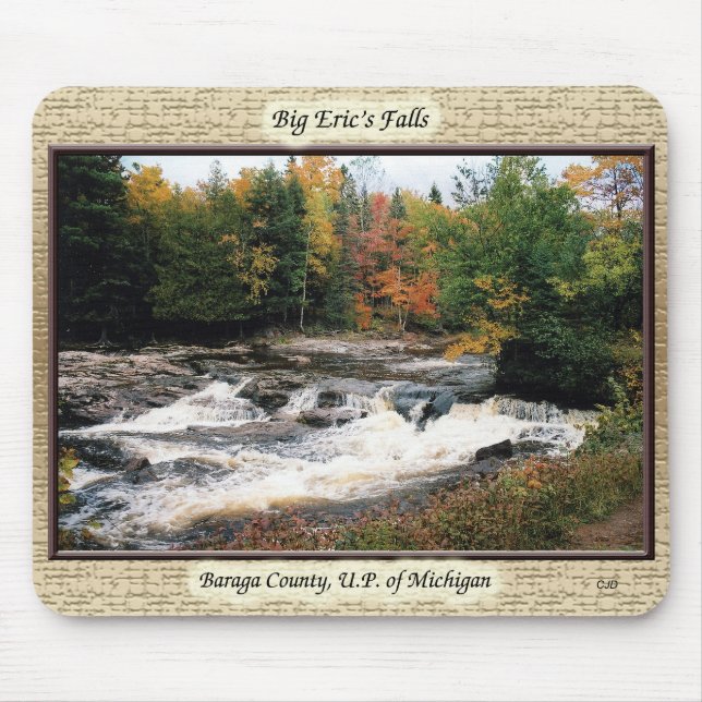 Big Eric's Falls mousepad Musmatta (Framsidan)