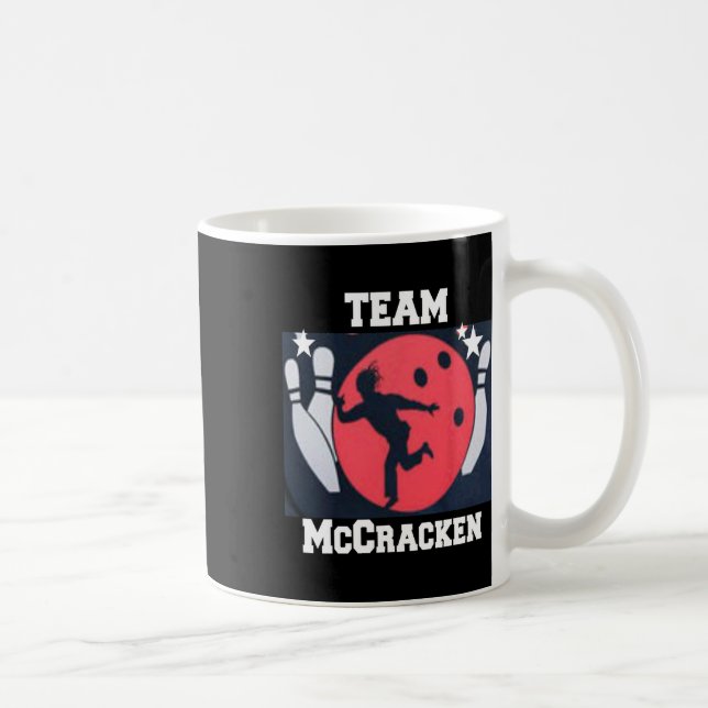Big Ern Mccracken Funny Kung Pin Bowling T Shirt 1 Kaffemugg (Höger)