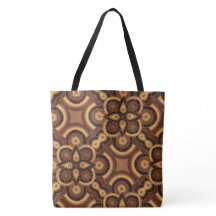 Big Ethnic Geometric Tote Bag