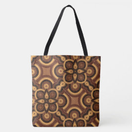 Big Ethnic Geometric Tote Bag Tygkasse