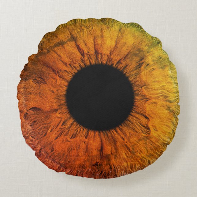 Big Eye Ball (Style: 8) Rund Kudde (Framsidan)