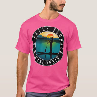 Big Falls Flopay Wisconsin Paddleboarding T Shirt