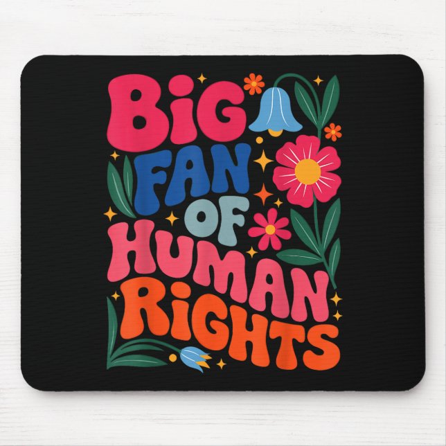 Big Fan Of Human Rights Boho Floral  Musmatta (Framsidan)