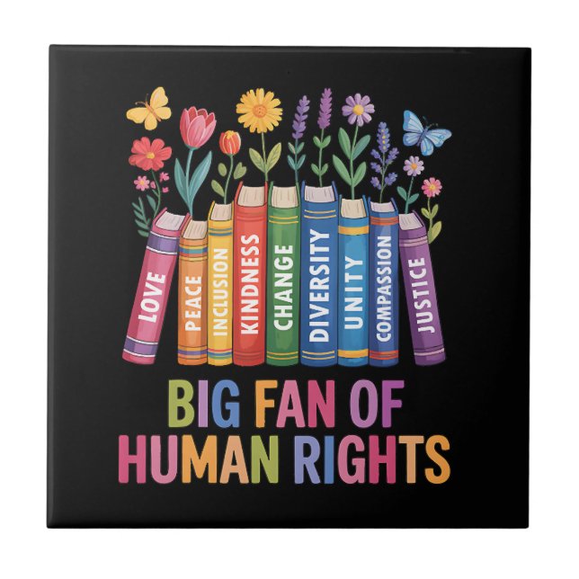 Big Fan Of Human Rights  Kakelplatta (Framsidan)