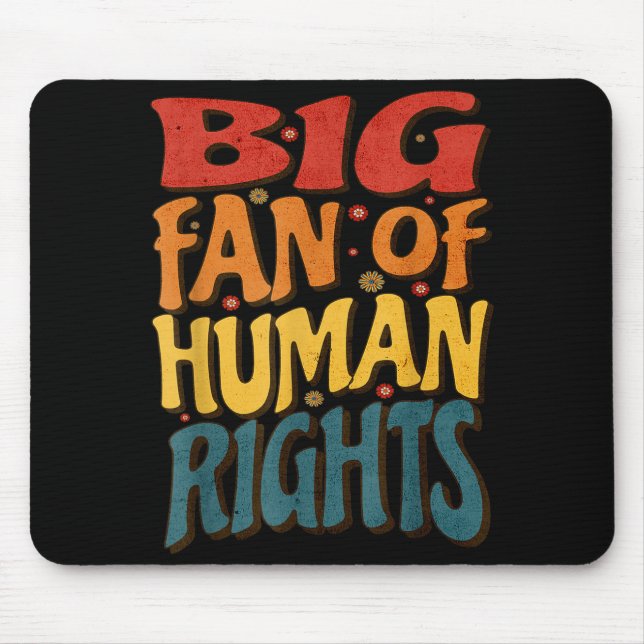 Big Fan Of Human Rights Retro Style For Womens  Musmatta (Framsidan)
