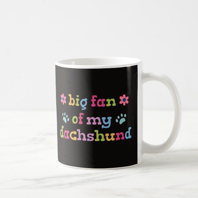 Big fan of my Dachshund Kaffemugg (Höger)