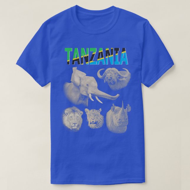 Big Fem Tanzania Safari T Shirt (Design framsida)