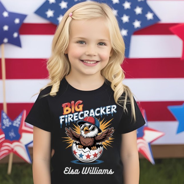 Big Firecracker 4:e juli-matchningsfamiljen T Shirt (Skapare uppladdad)