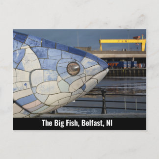 Big Fish, Belfast, Northern Ireland, UK Helg Vykort