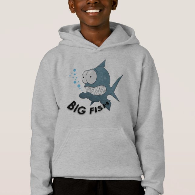 Big Fish - Kids' Pullover Hoodie T Shirt (Framsida)