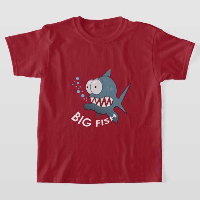 Big Fish - Kids'Basic T-Shirt (Laydown)
