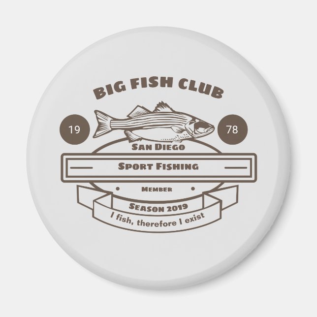 Big Fish Klubb Magnet (Framsidan)