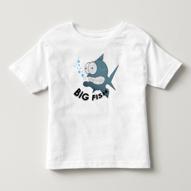 Big Fish - Småbarn Bra Jersey T-Shirt (Framsida)