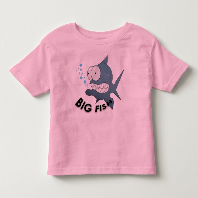 Big Fish - Småbarn Bra Jersey T-Shirt (Framsida)