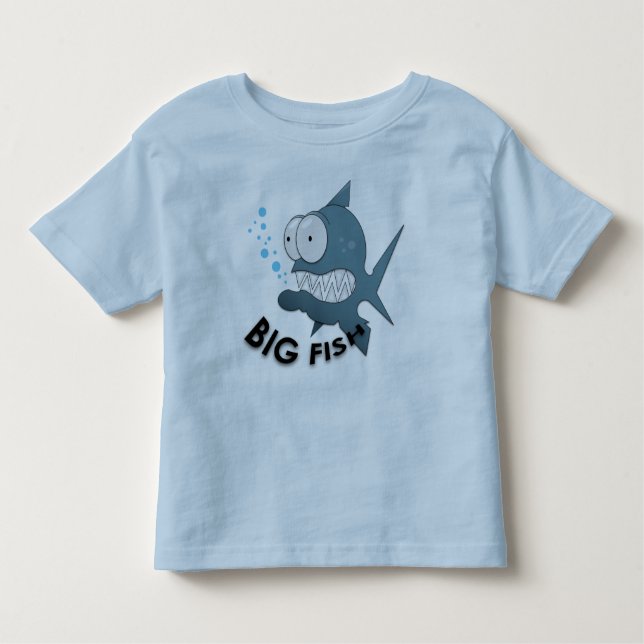 Big Fish - Småbarn Bra Jersey T-Shirt (Framsida)