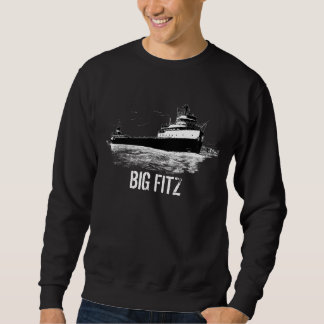 "BIG FITZ" ~ berömden Edmund Fitzgerald Långärmad Tröja