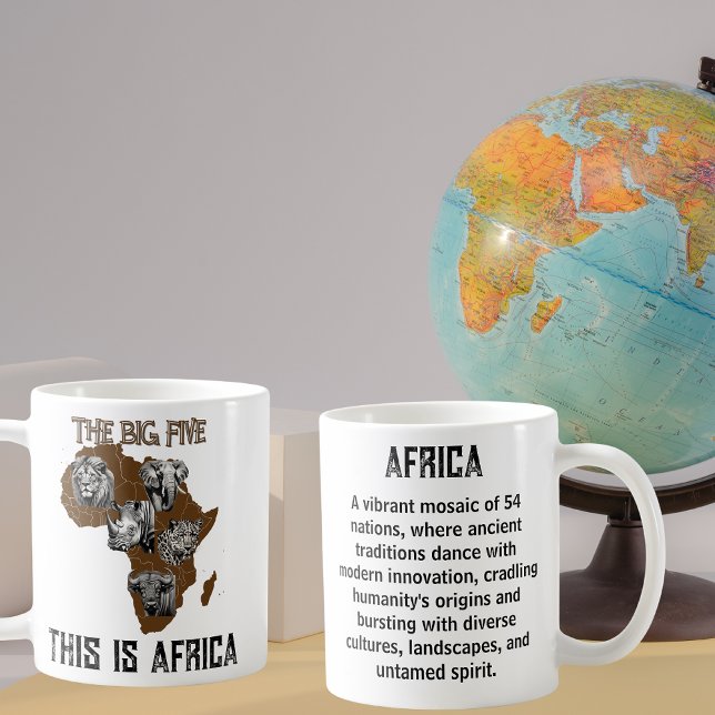 Big Five Africa Explorer Kaffemugg (Skapare uppladdad)