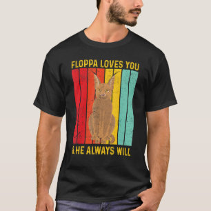 Big Floppa Caracal Retro Floppa Kärlek Du Alway T Shirt