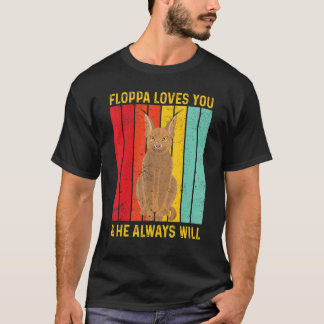 Big Floppa Caracal Retro Floppa Kärlek Du Alway T Shirt