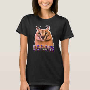 Big Floppa Meme Cat T Shirt