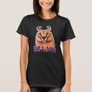 Big Floppa Meme Cat T Shirt