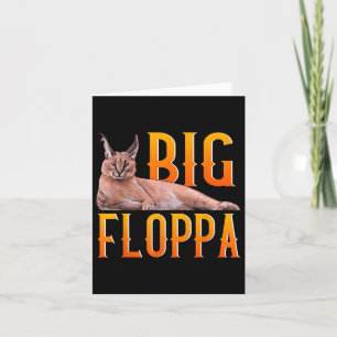 Big Floppa Meme Cute Caracal Cat Kort