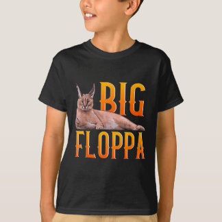 Big Floppa Meme Cute Caracal Cat T Shirt