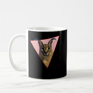 Big Floppa Meme lustig katt Kaffemugg