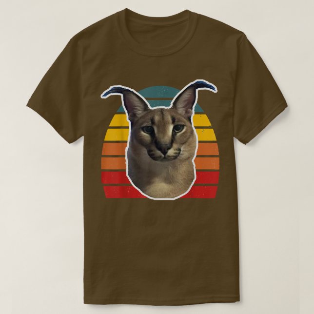 Big Floppa Meme T Shirt (Design framsida)