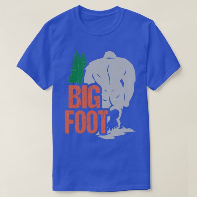 Big Foot Bigfoot Sasquatch Yeti T Shirt (Design framsida)