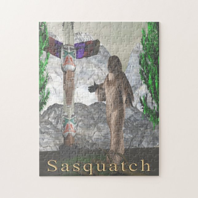 Big Foot Jigszle Puzzle Pussel (Vertikal)