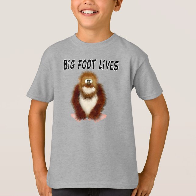 Big foot Lives T-Shirt (Framsida)