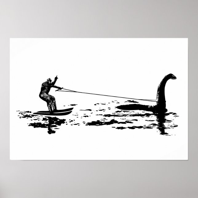 Big Foot och Nessie Poster (Framsidan)
