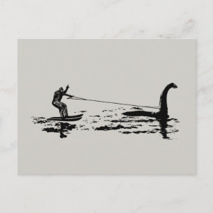 Big Foot och Nessie Vykort