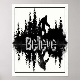 Big Foot, Sasquach, citatet av "Legend Tro" Poster