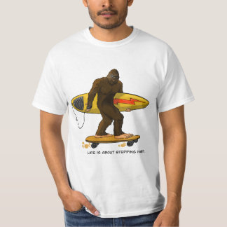 Big foot surfer t shirt