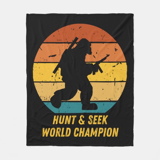 Big Foot vill inte Gömma och söka mer nu H Fleecefilt (Framsidan)