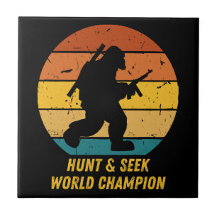 Big Foot vill inte Gömma och söka mer nu H Kakelplatta