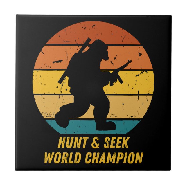 Big Foot vill inte Gömma och söka mer nu H Kakelplatta (Framsidan)